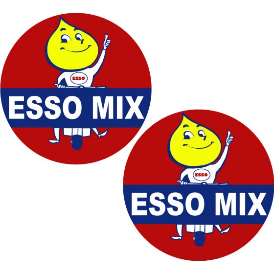 2x Esso Mix Oil Drop Boy...