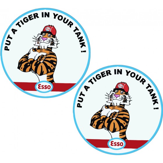 2x Esso Tiger Style 2...