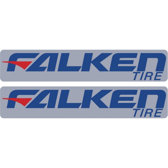 2x Falken Tire Stickers Decals