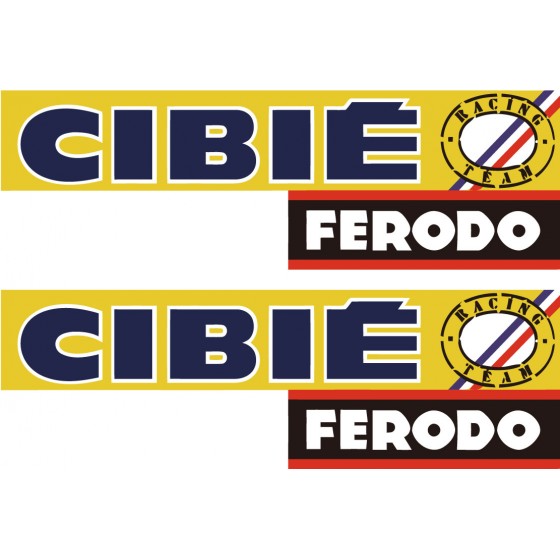2x Ferodo Cibie Stickers...