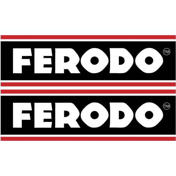 2x Ferodo Style 2 Stickers...