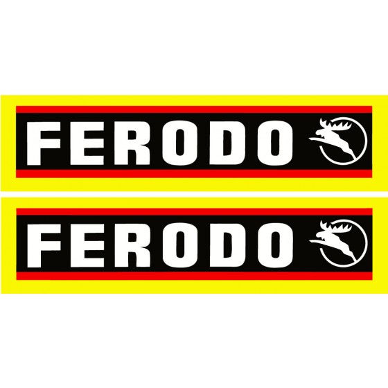 2x Ferodo Style 3 Stickers...