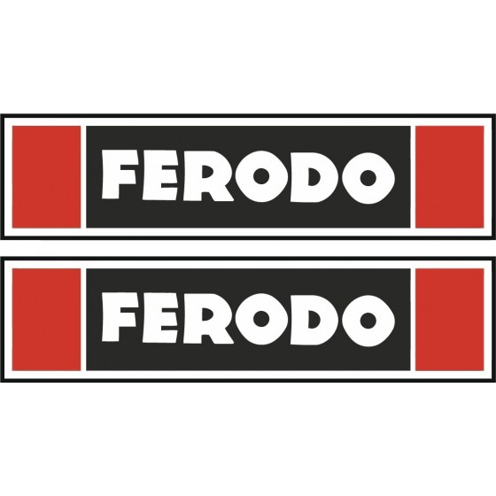 2x Ferodo Style 4 Stickers...