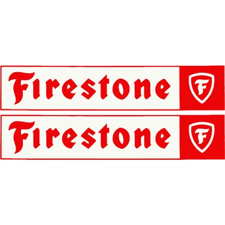 2x Firestone Style 6 Stickers Decals - DecalsHouse