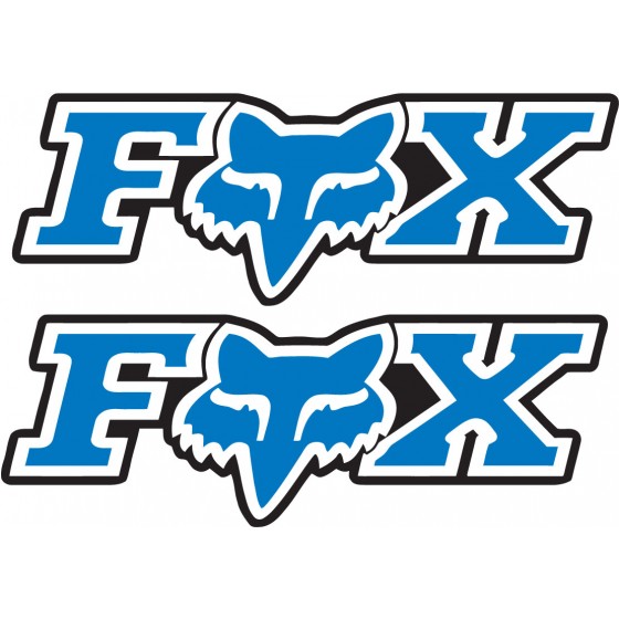 2x Fox Racing Blue Style 2...