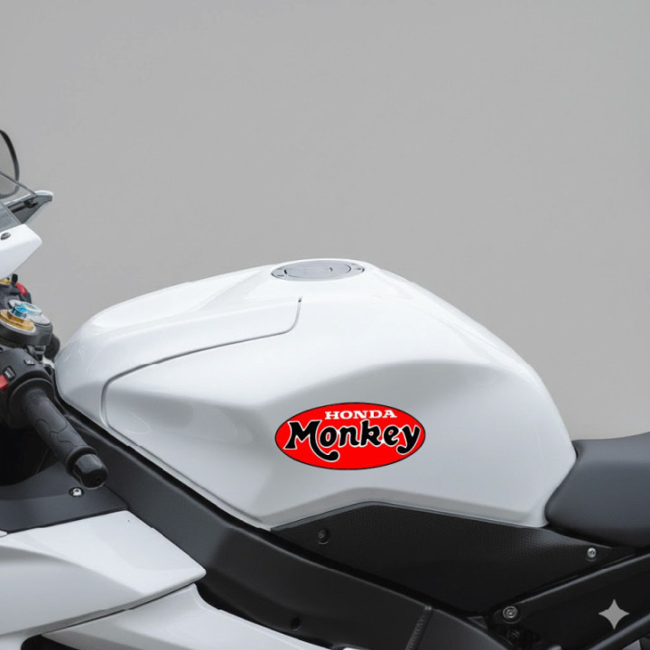 Honda Monkey Z50 Mini Bike Stickers – Retro Decals (2-Pack)