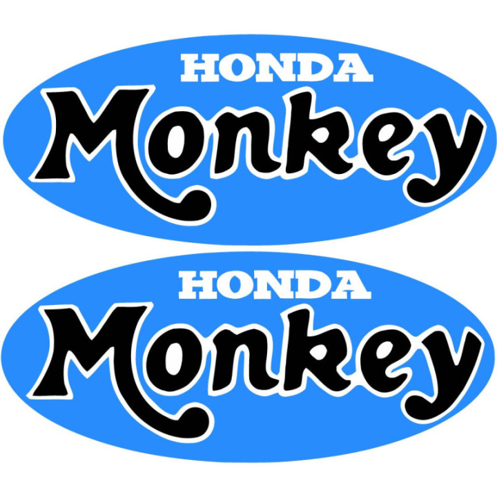 Honda Monkey Stickers – Z50 Z50R Minibike Vinyl Decals (2-Pack)
