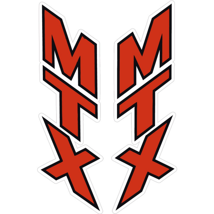 Honda MTX Style 4 Stickers – MTX50 MTX125 MTX200 Trail Decals (2-Pack)