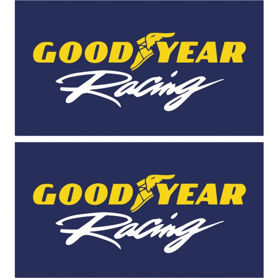 2x Goodyear Racing Stickers...
