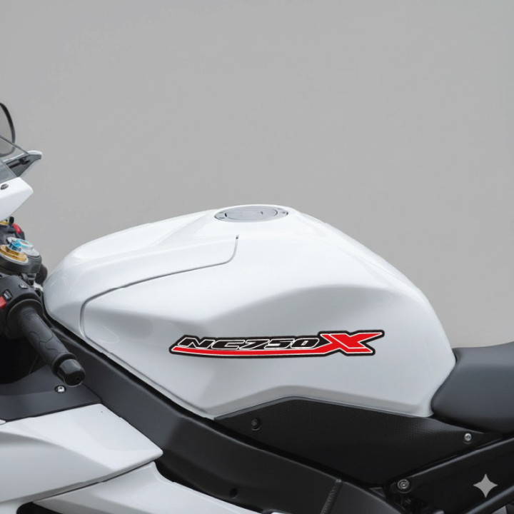 Honda NC750 Stickers – NC750S NC750X Commuter Motorcycle Decals (2-Pack)
