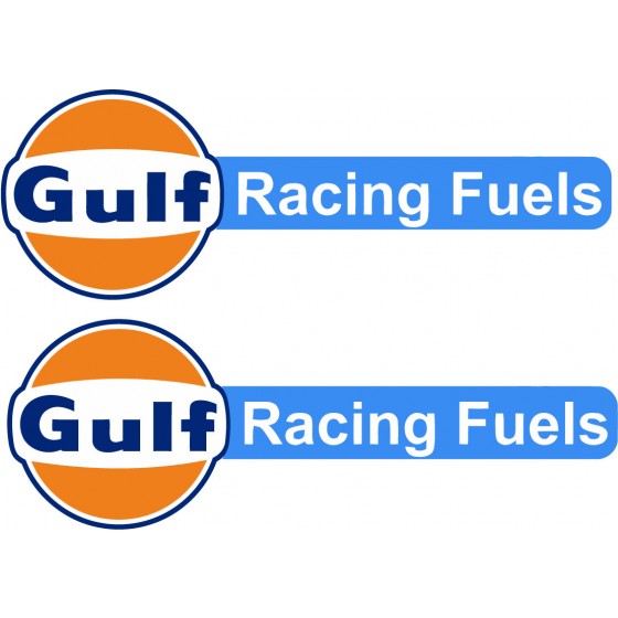 2x Gulf Racing Fuels Style...