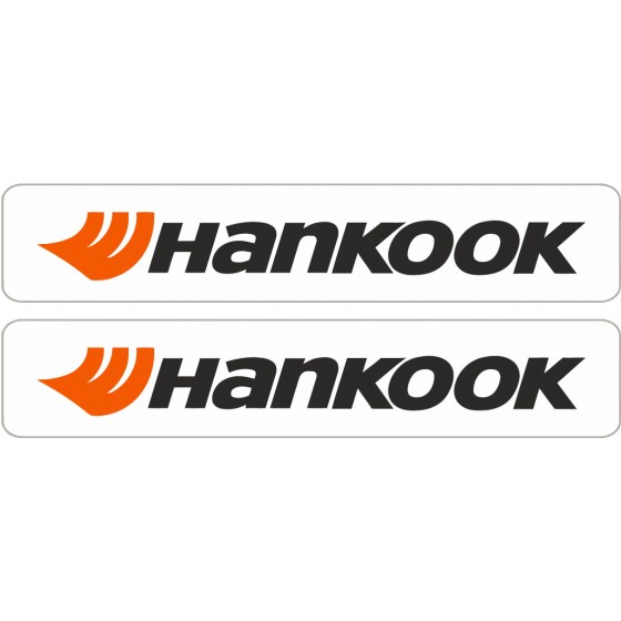 2x Hankook Stickers Decals