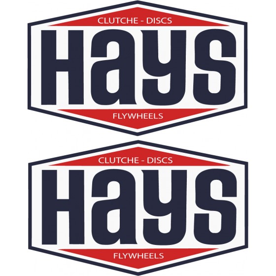 2x Hays Stickers Decals