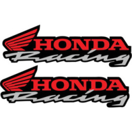 Honda Racing Style 2 Stickers – Race Replica Motorcycle Decals (2-Pack)