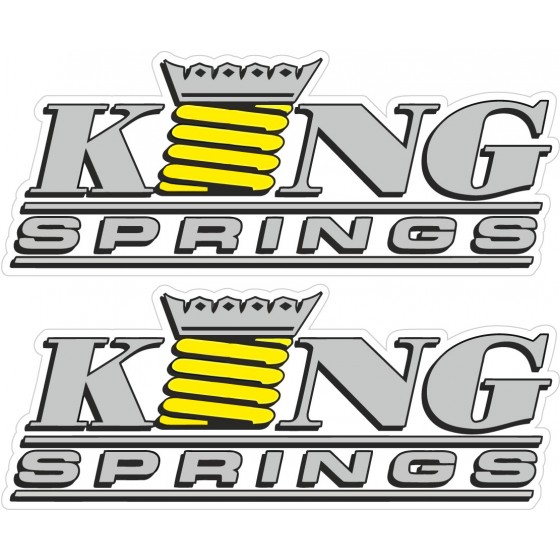 2x King Springs Stickers...