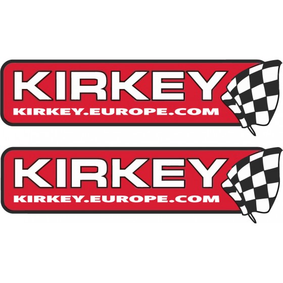 2x Kirkey Stickers Decals