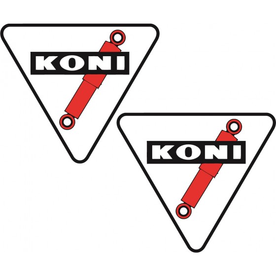 2x Koni Stickers Decals