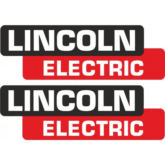 2x Lincon Electric Stickers...