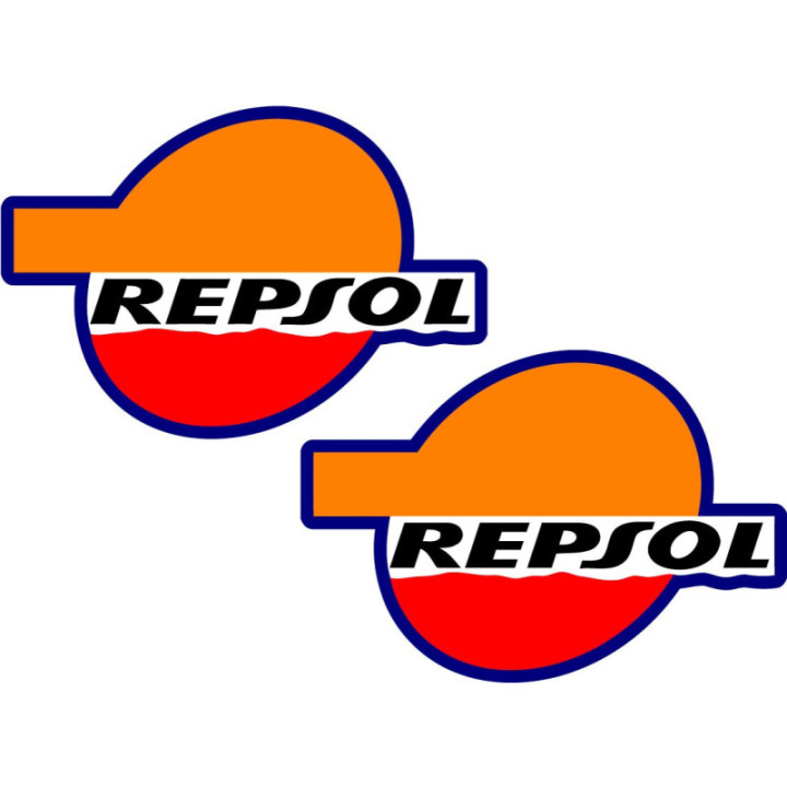 Honda Repsol Style 2 Stickers – MotoGP Fairing Decals (2-Pack)