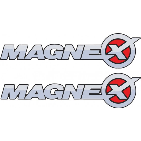 2x Magnex Stickers Decals