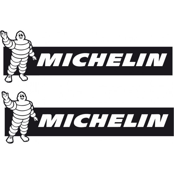 2x Michelin Dark Stickers...