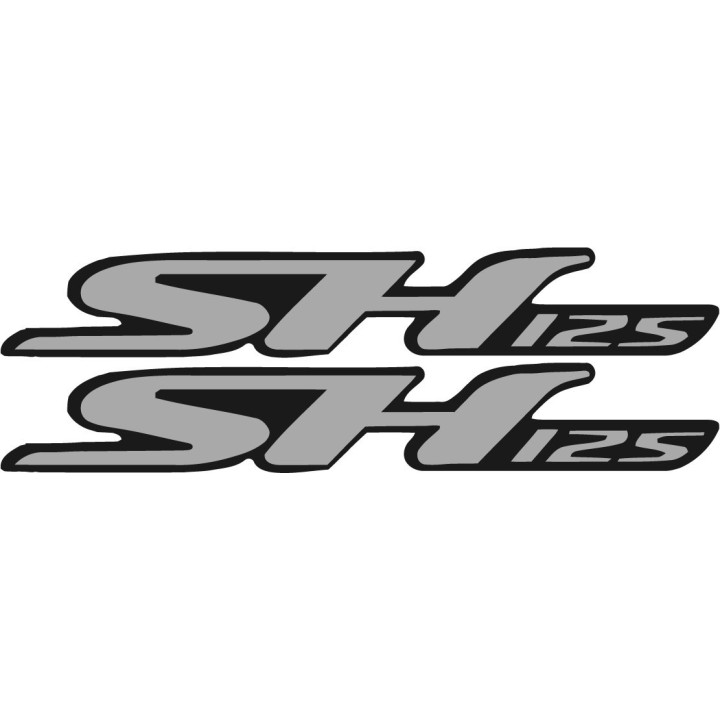 Honda SH 125 Style 2 Stickers – SH 150 SH 300 Urban Scooter Decals (2-Pack)