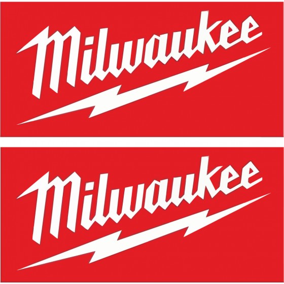 2x Milwaukee Stickers Decals