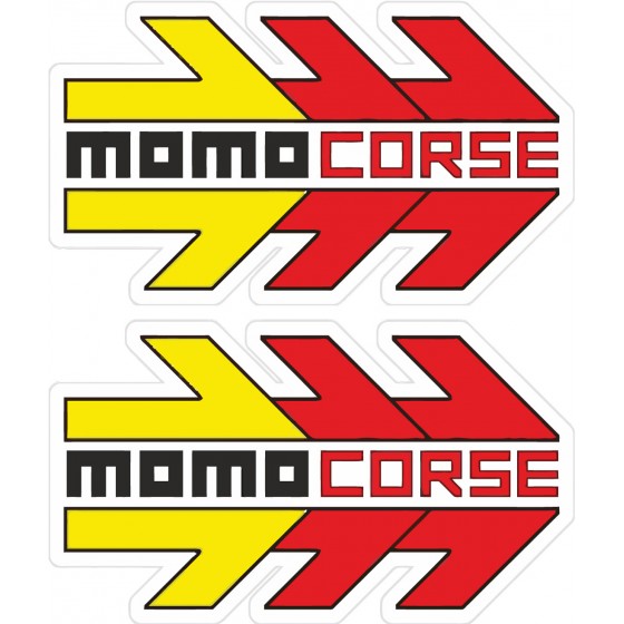2x Momo Corse Stickers Decals