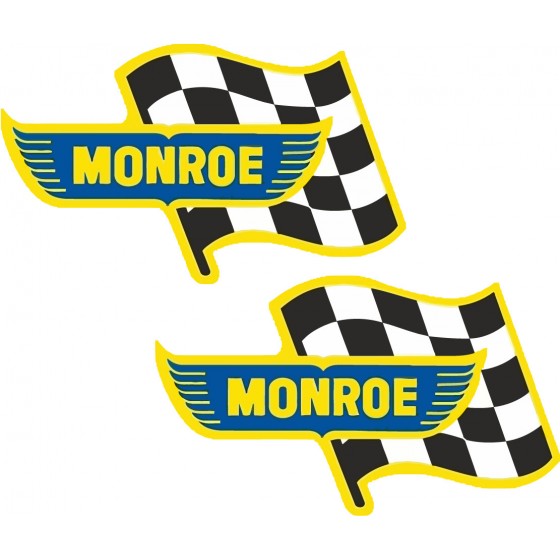 2x Monroe Stickers Decals