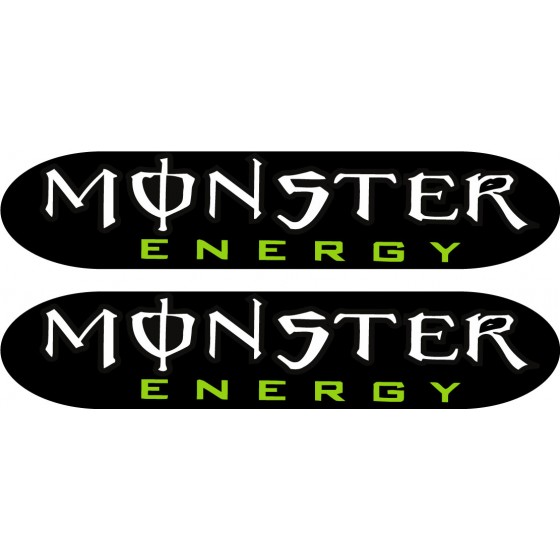 2x Monster Energy Stickers...
