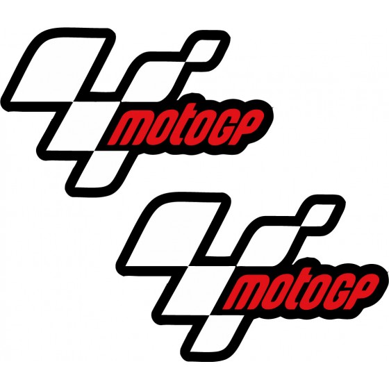 2x Moto Gp Style 2 Stickers...