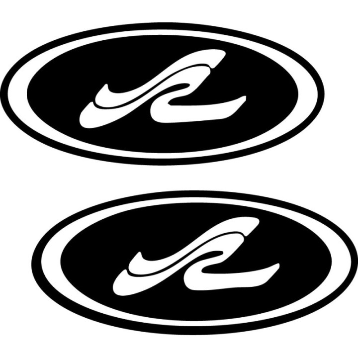 Sea Ray Oval Stickers – Bowrider Hull Replacement Decals (2-Pack)