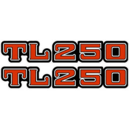 Honda TL250 Stickers - Classic Trials Decals (2-Pack)