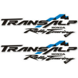 Honda Transalp Style 4 Stickers – XL600V XL700V Adventure Decals (2-Pack)