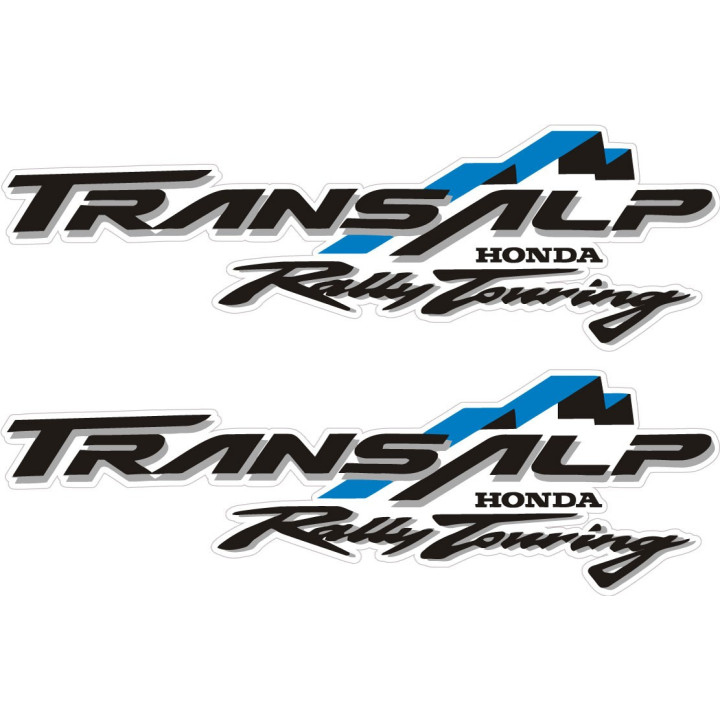 Honda Transalp Style 4 Stickers – XL600V XL700V Adventure Decals (2-Pack)