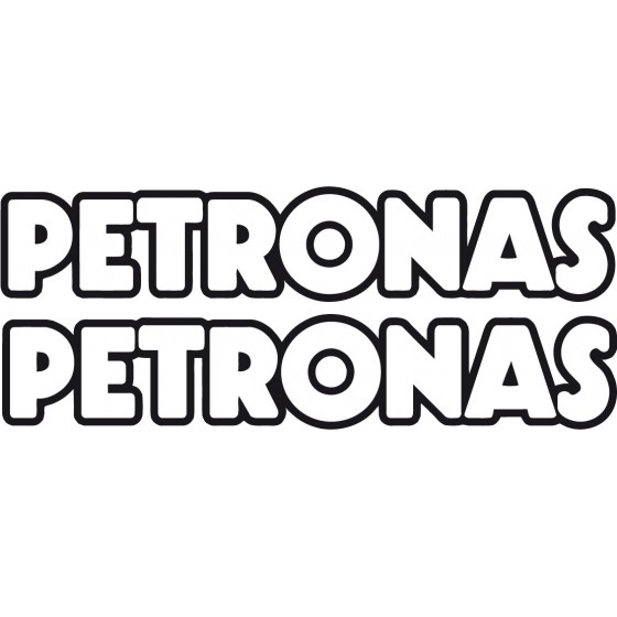 2x Petronas Stickers Decals