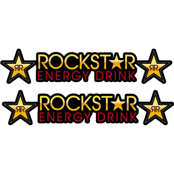2x Rockstar Stickers Decals
