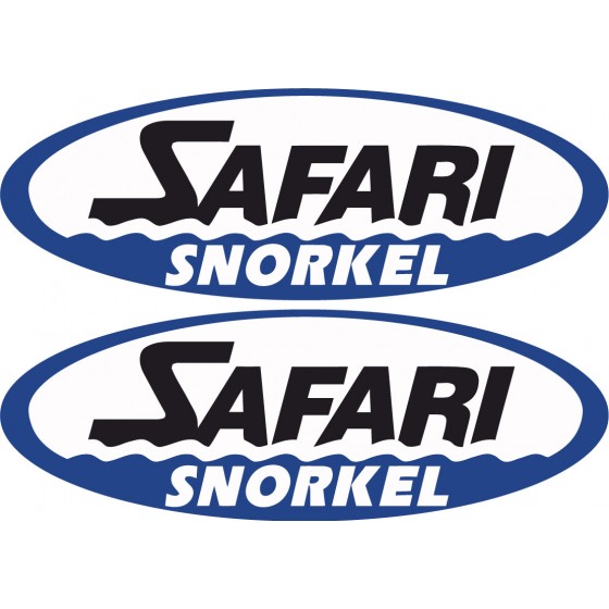 2x Safari Snorkel Stickers...