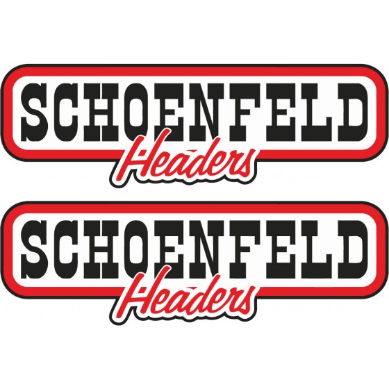 2x Schoenfeld Headers...