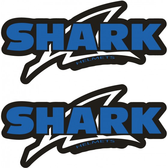 2x Shark Helmets Stickers...