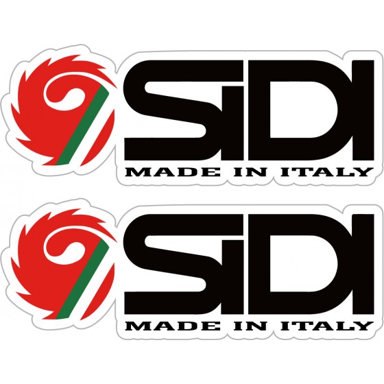 2x Sidi Stickers Decals