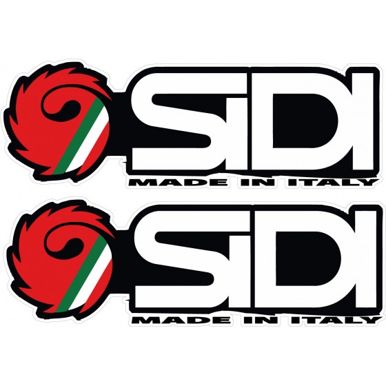 2x Sidi Style 3 Stickers...