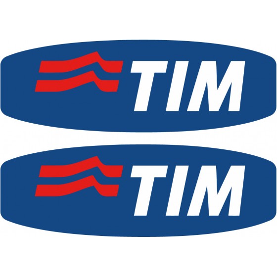 2x Tim Stickers Decals