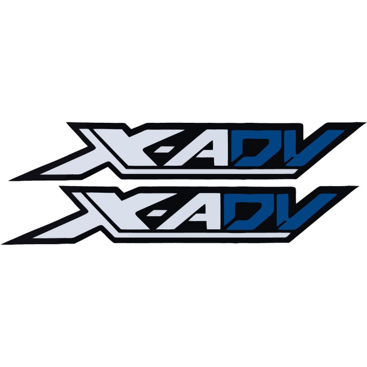 Honda X Adv Blue Stickers Decals - DecalsHouse