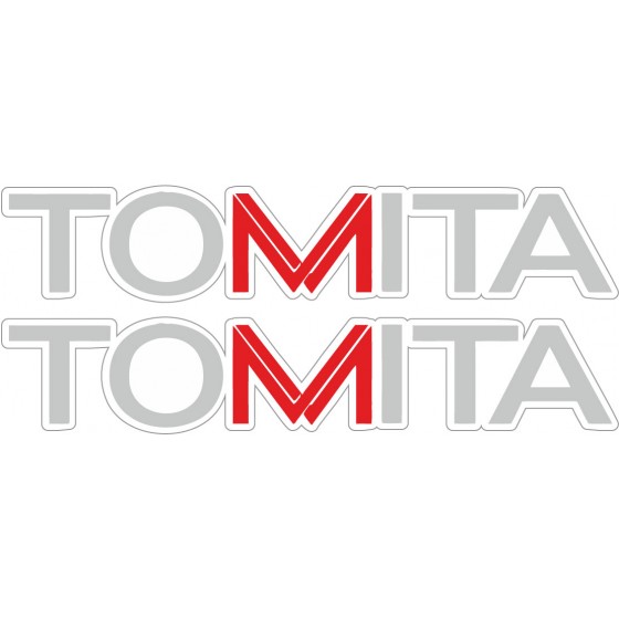 2x Tomita Stickers Decals