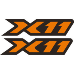 Honda X Eleven Style 2 Stickers Decals - DecalsHouse