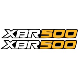 Honda XBR 500 Stickers – Classic Naked Motorcycle Decals (2-Pack)