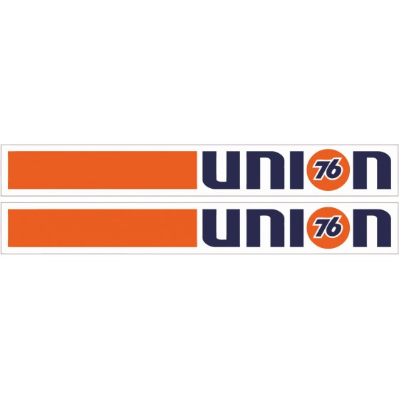 2x Union 76 Stickers Decals