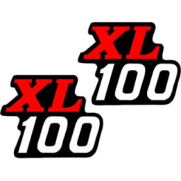 Honda XL100 Enduro Stickers – Classic Trail Bike Decals (2-Pack)