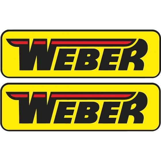 2x Weber Style 2 Stickers...